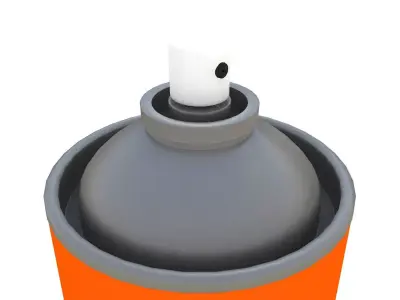 Aerosol Can Free low-poly 3D model