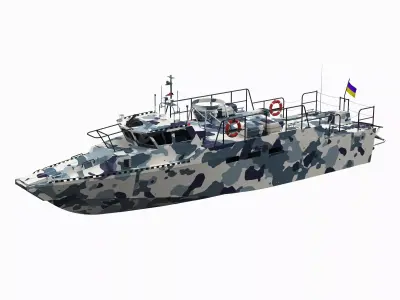 Combat Boat 3D model
