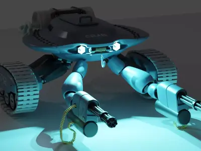 Crab 3d Model 2D Design by unknown artist 3D model