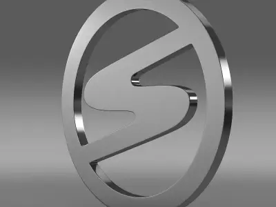 Trabant Logo 3D model