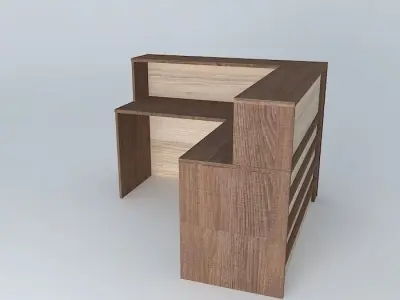 Reception counter Free 3D model purchase