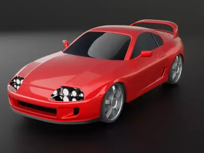 Toyota Supra mk4 Free 3D model