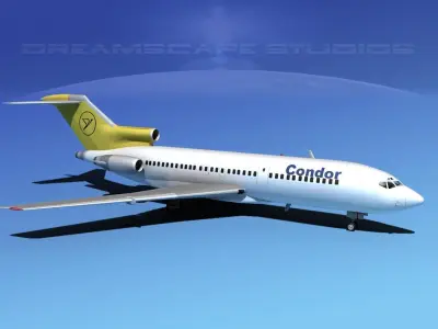 Boeing 727-100 Condor 3D model