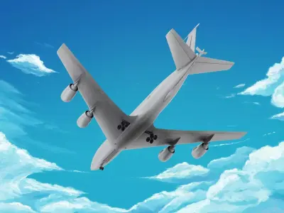 Boeing KC-135 Stratotanker 3D print model