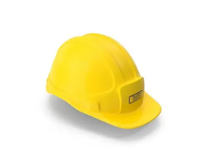 Yellow SafeTy Helmet 3D model