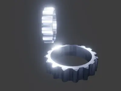 Gear Wheel 3D Model 3D model