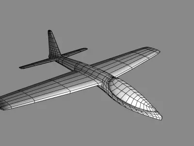 drone Low-poly 3D model