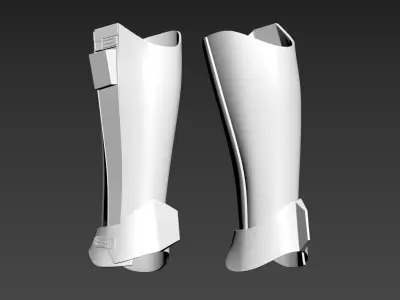 Star Wars The Rise of Skywalker Jet Trooper Shin Armor 3D print model