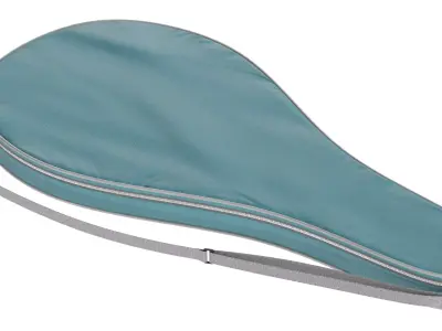 Tennis racket bag 3   Low-poly 3D model