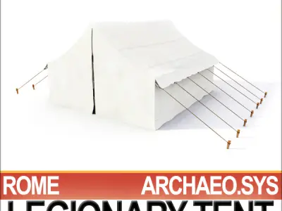 Leather Tent Ancient Rome Legionary 3D model