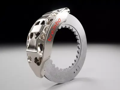 Brembo Carbon Brake with Disk 3D model