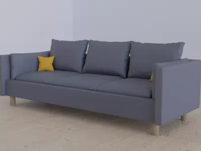 Couch Sofa Living Room  Free 3D model