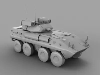 LAV-25 Base mesh Free Free low-poly 3D model