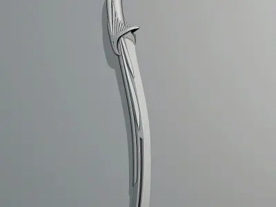 Fantasy Melee Weapon A2 Low-poly 3D model