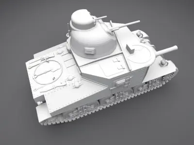 M3 General Lee Scale model 3D print model