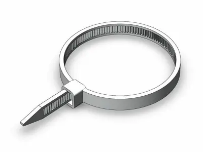 Nylon ties Free 3D model