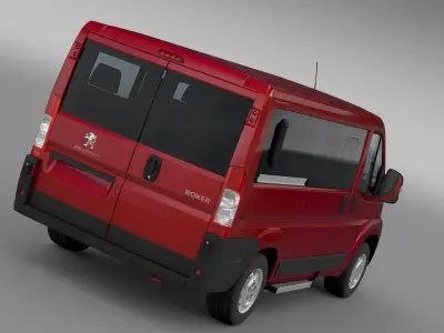 Peugeot Boxer Window Van L1H1 2006-2014 3D model