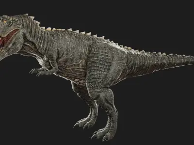 Tyrannosaurus Rex 3D Model - Realistic and Versatile Low-poly 3D model