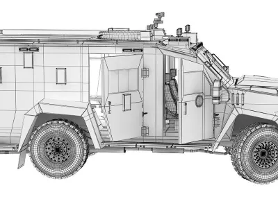 Bearcat military G3 3D model