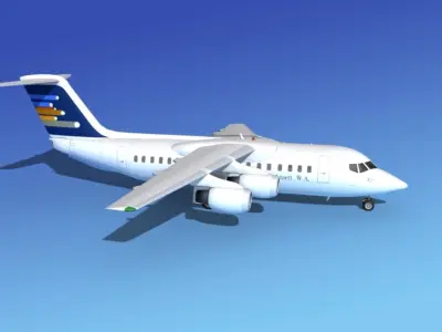 BAe 146-200 Ansett 3D model
