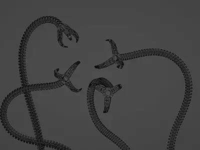 Doctor Octavius tentacles from SpiderMan Free 3D model