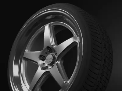 LENSO D-1SF Low-poly 3D model