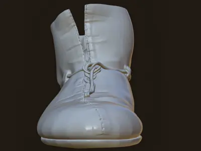 Authentic Medieval Ankle Boot 3D print model