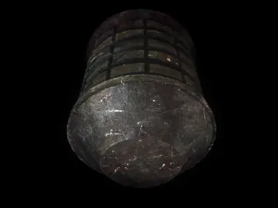 GrenadeT97 grenade canister Low-poly 3D model