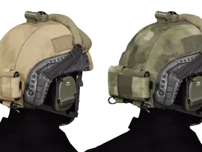 LSHZ HELMET HIGH CUT Low-poly 3D model