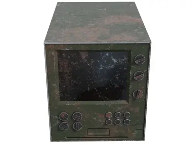 Military Device 02 - Low Poly Game Ready Low-poly 3D model