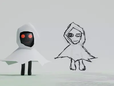 CODER          GHOST OF CODE 3D model