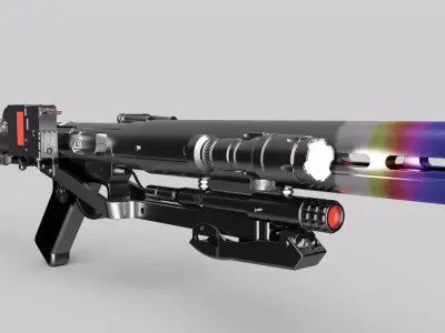 E 11 D Blaster for 1 12 scale  3D print model