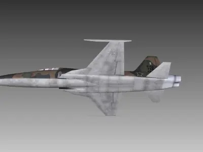 F-5E Tiger Brazil Low-poly 3D model