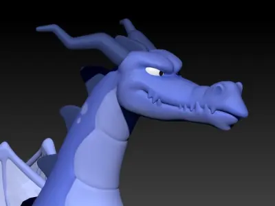 Drakon Stylized Low-poly 3D model