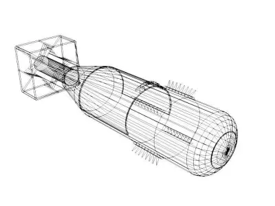 Atomic Bomb - Little Boy 3D model