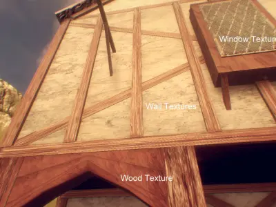 Medieval Buildings and Props Free 3D model