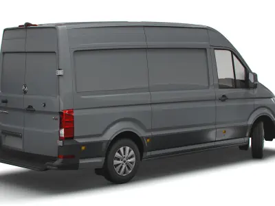 Volkswagen Crafter MWB Trendline UK-spec 2020 3D model