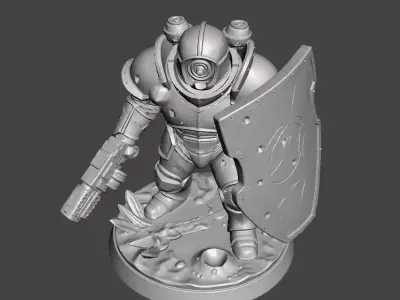 Heavy Strike Armor Guardian STL 3D print model