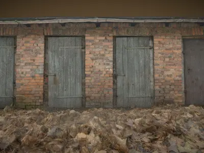 Historic storage rooms basements 3D model