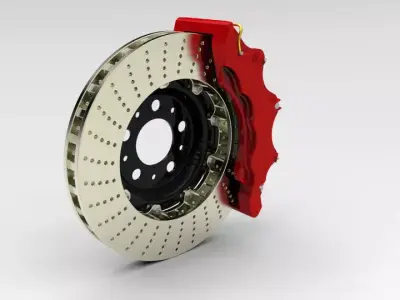 Car brakes by KrisB Free 3D model