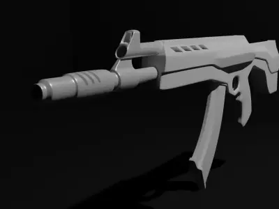 Vandal paint Low-poly 3D model