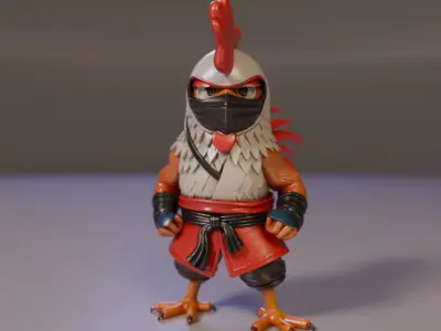 Ronin Rooster 3D print model