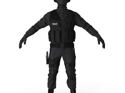 SWAT Uniform 2 3D model