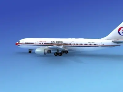 Airbus A300 China Eastern 3D model