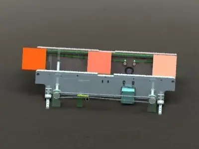 Belt conveyor belt 3D model