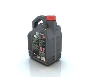 Motul motor oil 3D model