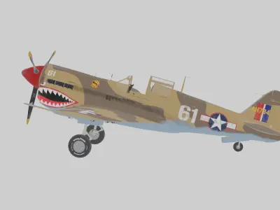 Desert Fully Rigged 3D Environment Game Animation Ready 3D model