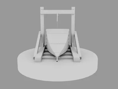 Medieval Bellows 3D Model Low-poly 3D model