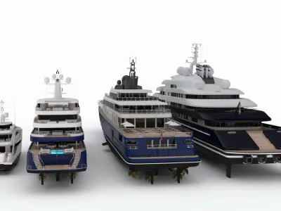 Collection Yacht June 2024 3D model