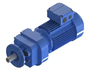 Gearmotor RF27 DT80N2-FL120 3D model